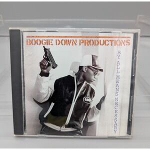 Boogie Down‎ Productions By All Means Necessary CD 1988 Original Release